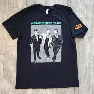 Jonas Brothers Remember This Tour 2021 black t-shirt‎ size Large